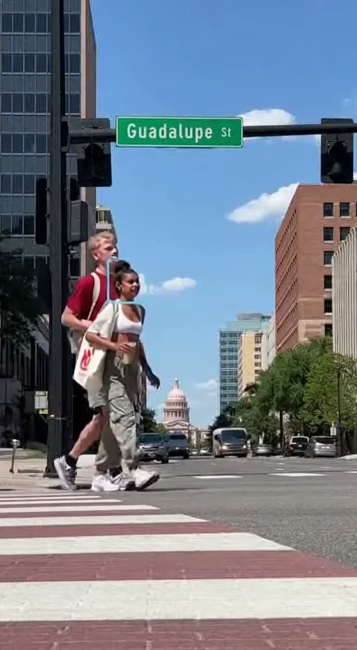 PX-3 in a wide Austin street environment